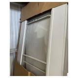 41" x 79" Mid-View Storm Door in White