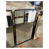 22" x 40" Evermore Mirror with Black Frame