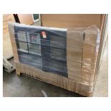 United Black Twin Dbl. Hung Window Unit