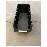 Black Plastic Storage Organizer/Bin x5
