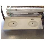 67.75" Double Bowl Vanity Top