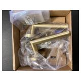 EmtekÂ® Privacy Lever Kit in Champagne Brass