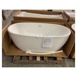 59" Acrylic Freestanding Bathtub