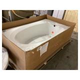 72" x 42" Designer Ovation White Drop In Tub