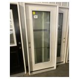 36" RH Full Lite Fiberglass Exterior Door