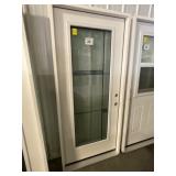 36" LH Full Lite Fiberglass Exterior Door