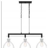 Quoizelï¿½ Vanguard 3-Bulb Linear Chandelier