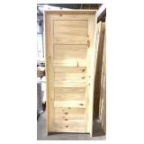 30" x 80" LH Pine 5-Panel Interior Door