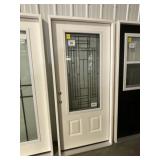 36" RH 3/4 Lite Fiberglass Exterior Door