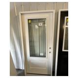 36" LH 3/4 Lite Fiberglass Exterior Door