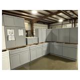 14Pc 36" Pacific Gray Kitchen Set