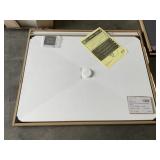 Aquabella 48" x 36" Shower Base in Snow White