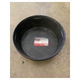 2 Gallon Rubber Livestock Feed Pan x5