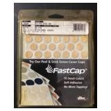 9/16" Woodgrain PVC Screw Cover Caps