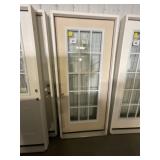 36" RH 15 Lite Fiberglass Exterior Door