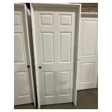 32" x 80" RH 6-Panel MDF Interior Door in Tan