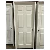 32" x 80" LH 6-Panel MDF Interior Door in Tan