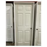 32" x 80" LH 6-Panel MDF Interior Door in Tan