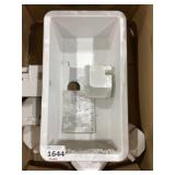 32" x 18" Single Bowl Siligrant Sink in White