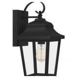 Ashley 1-Bulb Wall Lantern in Black x 2
