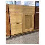 30" x 22" Pre-Finished Pine Vanity Base