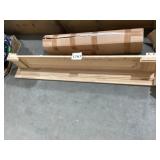 (2) Unfinished Fireplace Mantels for One Money