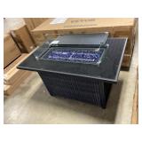 43" Propane Fire Table w/Tempered Black Top