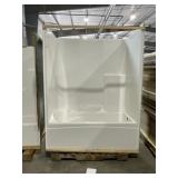 60" x 78" Fiberglass RH Shower/Tub Surround