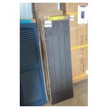 Mixed Size Shutters In Brown
