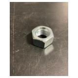 1-8 Zinc Plated Hex Nut x7