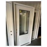 36" RH 3/4 Lite Fiberglass Exterior Door