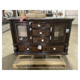 60"W San Marino Server with Marble Top