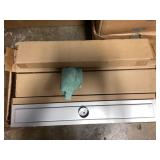 Case of 25"L Linear Shower Drain w Insert Trays