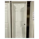 28" x 80" LH 6-Panel MDF Interior Door in White