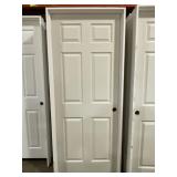 32" x 80" LH 6-Panel MDF Interior Door in Tan