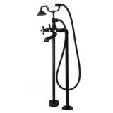 Floor Mount 2-Handle Bath Filler in Bronze