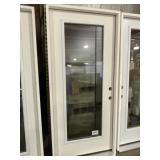 36" x 80" LH Full-View Fiberglass Ext. Door-White