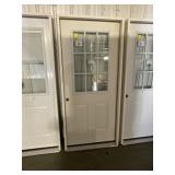 36" RH 9 Lite Fiberglass Exterior Entry Door