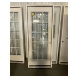 32" LH 15 Lite Fiberglass Exterior Entry Door