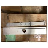 Case of 25"L Linear Shower Drain w Insert Trays