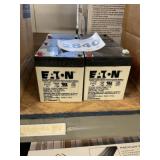 6 EATON Rechargeable Batteries