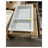 16" x 27" Vertical Composite Shower Niche x 2
