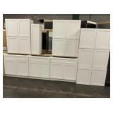 11pc. White Shaker Style Cabinet Set