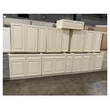 13pc. Arlington White 36" Cabinet Set