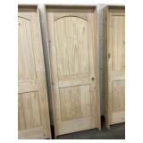 30" x 80" LH Pine 2-Panel Arch Top Interior Door