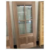36" x 80" Mahogany 3/4 View Door Slab