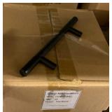 Box Of 25 Drawer Pulls In Flat Black x2
