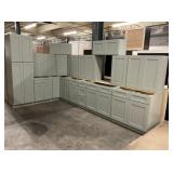 15pc.Silvercreek Fresh Sage 30" Kitchen