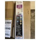 16-1/2"W x 84"L Vinyl Mini Blind x 2