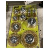 Ryobiï¿½ 10 Pc. Copper Wire Brush Set